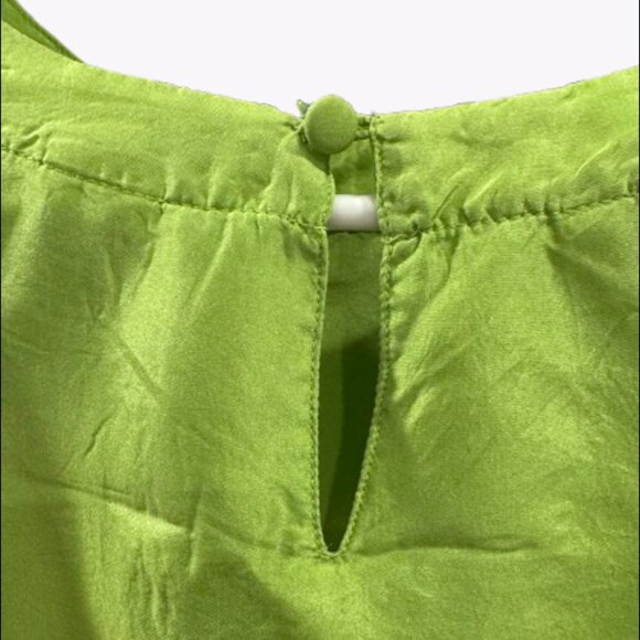 Vintage Stunt Collections Women's 100% Silk Blouse (Size S) - Picture 3 of 10